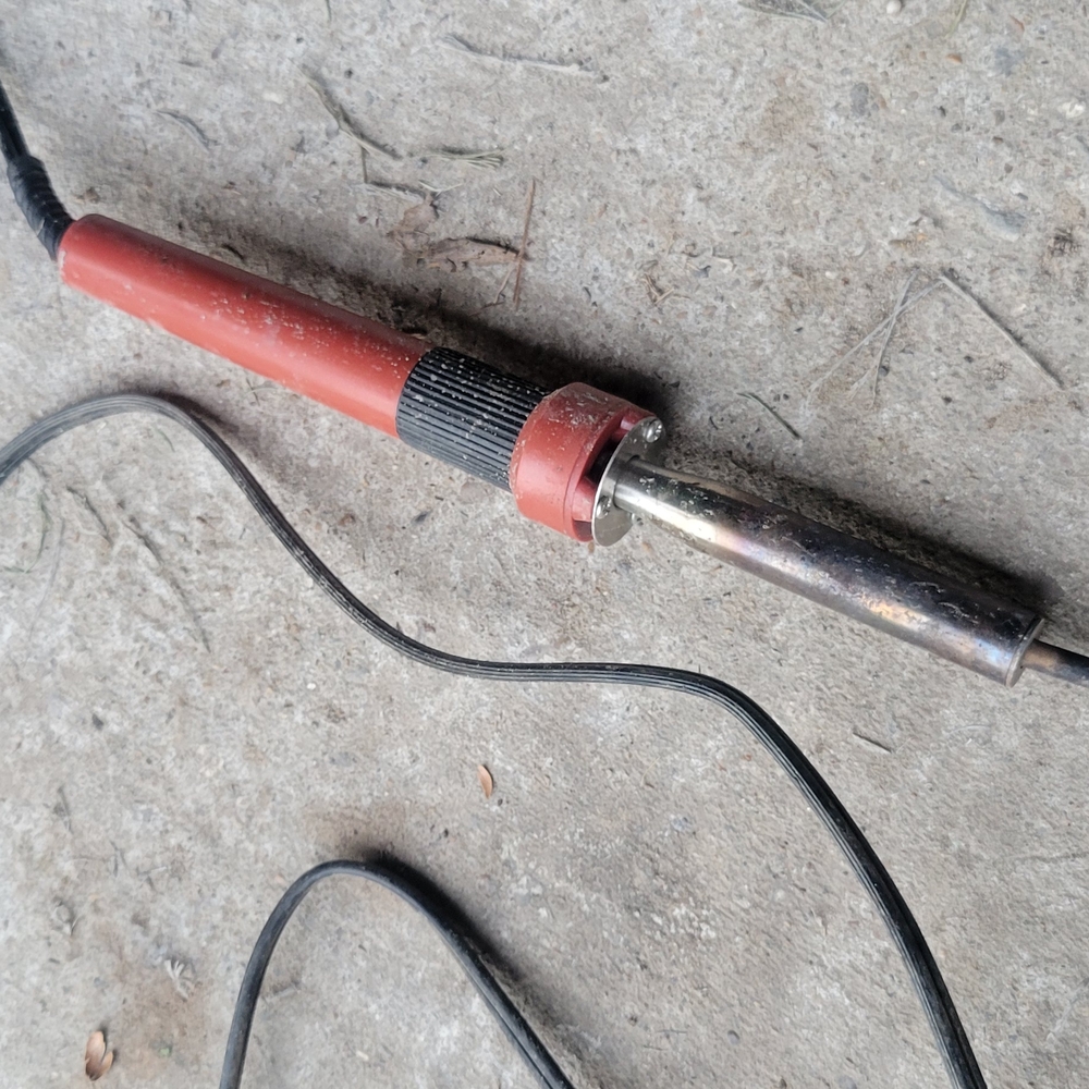 Red Soldering Iron